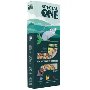 Лакомства для гризунов Special One, цикорий, арахис, барбарист, 60 г, 3 шт. (PR242522)