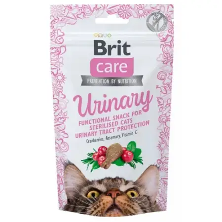 Функціональні ласощі для котів Brit Care Cat Snack Urinary з індичкою, 50 г
