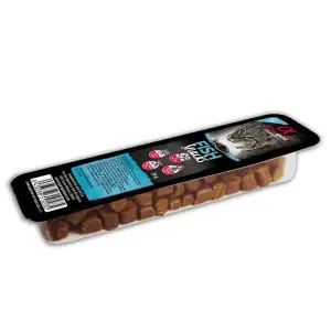 Ласощі для котів Alpha Spirit Snacks напіввологі беззернові кубики з риби 35 г (as8007335)
