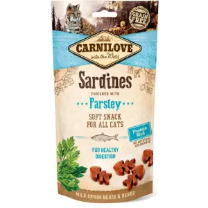 Ласощі Carnilove Cat Semi Moist Snack для котів, сардина та петрушка, 50 г