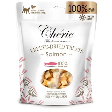 Лакомство для кошек Cherie Freeze Dired for Cat Salmon из лосося 25 гр