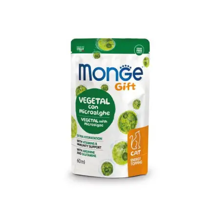Ласощі для котів Monge Gift Cat Vegetal Microalgae 60 г