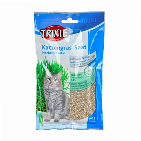 Трава Trixie для котів насіння ячменю пакет 100 г