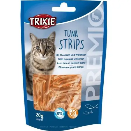 Ласощі Trixie Premio Tuna Strips для котів з тунцем і білою рибою 20 г