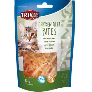 Ласощі Trixie Premio Chicken Filet Bites для котів сушене куряче філе 50 г