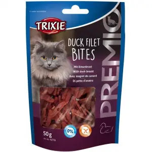 Ласощі Trixie Premio Duck Filet Bites для котів сушене філе качки 50 г
