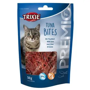 Ласощі Trixie Premio Tuna Bites для котів шматочки з тунцем і куркою 50 г