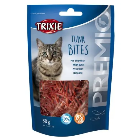 Ласощі Trixie Premio Tuna Bites для котів шматочки з тунцем і куркою 50 г