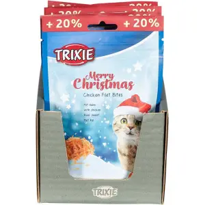 Ласощі для котів Trixie Xmas PREMIO Шматочки з курячого філе 60 г