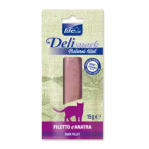 Ласощі LifeCat Duck Натуральне свіже філе для котів з качки 15 г