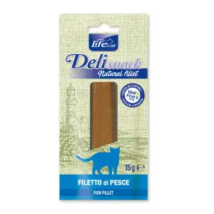 Ласощі LifeCat Fish для котів натуральне свіже філе з тунцем, 15 г