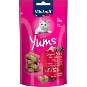 М'які закуски з качкою та бузиною для котів, 40 г