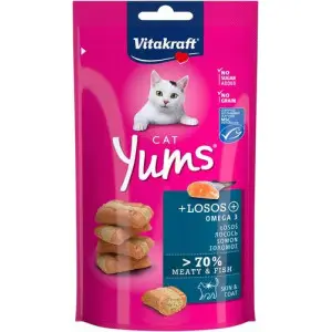 М'які закуски з лососем для котів, 40 г