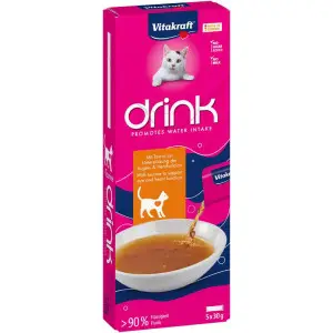 Напій з куркою і таурином для котів, 5x30г