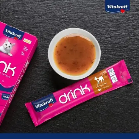 Напій з куркою і таурином для котів, 5x30г