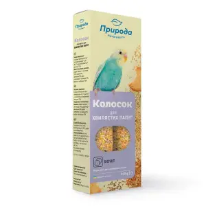 Колосок для хвилястих папуг Природа Бісквіт, 140 г (PR740021)