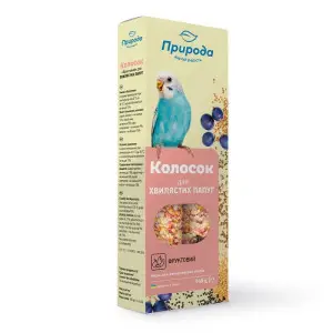 Колосок для хвилястих папуг Природа Фруктовий, 140 г (PR740026)