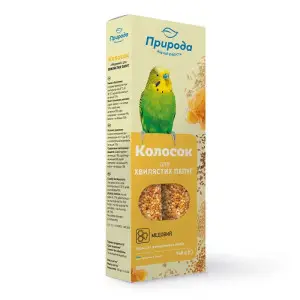 Колосок для хвилястих папуг Природа Медовий, 140 г (PR740022)