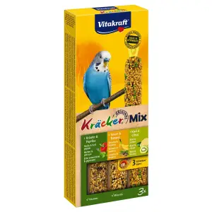 Ласощі для хвилястих папуг Vitakraft Kracker Original Trio-Mix, 3 шт., 90 г (21237)