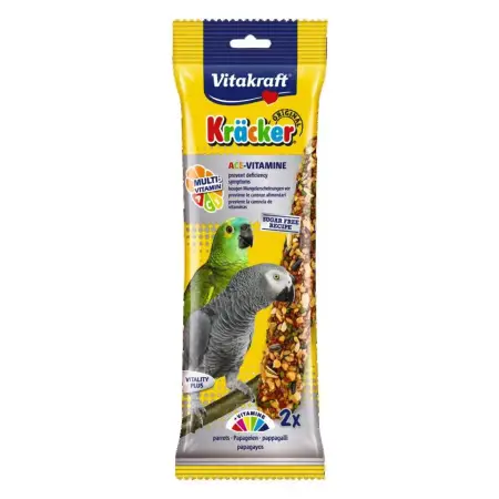 Ласощі для великих папуг Vitakraft Kracker Original Multi-Vitamin, 2 шт., 180 г (21198)
