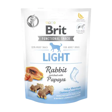 Функціональні ласощі Brit Care Light для собак, з кроликом та папаєю, 150 г