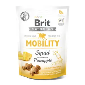 Функциональные лакомства Brit Care Mobility кальмар с ананасом для собак, 150г