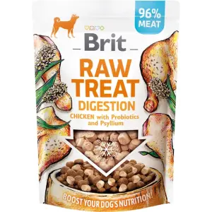 Лакомство для собак Brit Raw Treat freeze-dried Digestion для пищеварения, курица, 40 г