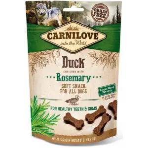 Ласощі Carnilove Dog Semi Moist для собак, качка та розмарин, 200 г