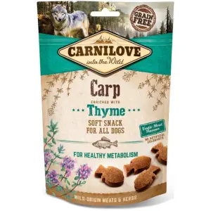 Ласощі Carnilove Dog Semi Moist для собак, короп та чебрець, 200 г