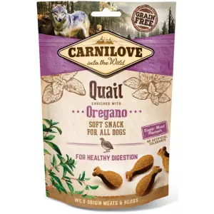 Ласощі Carnilove Dog Semi Moist для собак, перепілка та орегано, 200 г