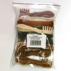 Flamingo Vegie Tooth Mix ФЛАМІНГО ЗУБНА ЩІТКА МІКС жувальні ласощі для собак , цена за 1 шт, 11 см
