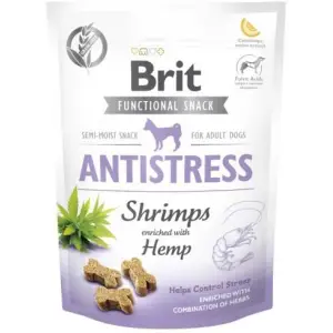 Функциональные лакомства для собак Brit Care Functional Snack Antistress Shrimps с креветками, 150 г