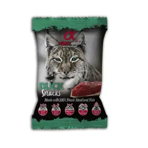 Ласощі для котів Alpha Spirit Snacks напіввологі беззернові кубики з качки 50 г (as8008350)