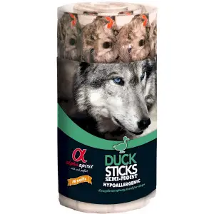 Ласощі для собак Alpha Spirit Sticks напіввологі беззернові палички з качкою 16 шт х10 г (as5108415)