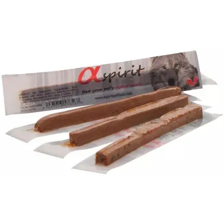 Ласощі для собак Alpha Spirit Sticks напіввологі беззернові палички з качкою 30 шт х10 г (as5108401)