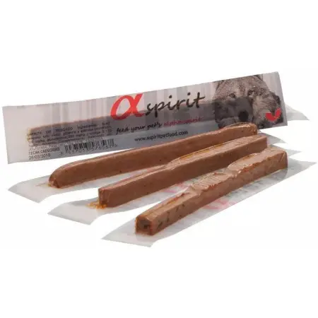 Ласощі для собак Alpha Spirit Sticks напіввологі беззернові палички з рибою 16 шт х10 г (as5107415)
