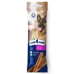 Ласощі для собак Club 4 Paws Dental Sticks великі породи, 177 г