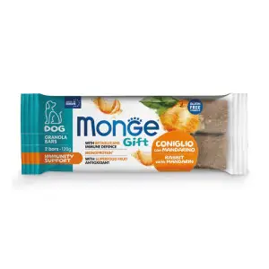 Ласощі для собак Monge Gift Dog Immunity support кролик з мандарином 120 г