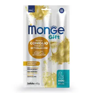 Ласощі для собак Monge Gift Dog Immunity support кролик з нуклеотидами 45 г