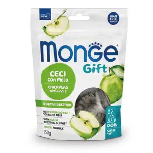 Ласощі для собак Monge Gift Dog Sensitive digestion нут з яблуком (веган) 150 г