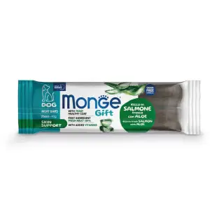 Ласощі для собак Monge Gift Dog Skin support лосось з алое 40 г