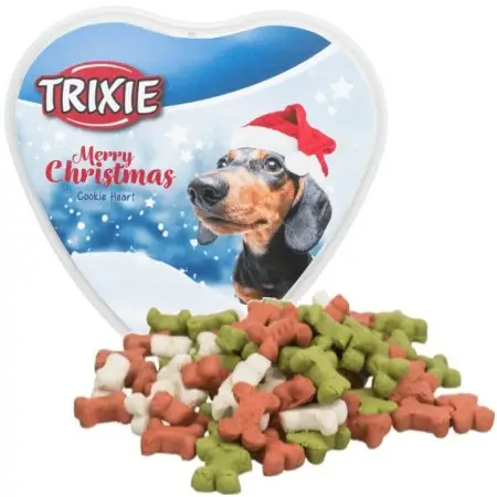 Ласощі для собак Trixie Christmas Cookie Heart різдвяне печиво 300г (TX-92743)