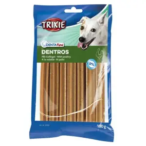 Ласощі Trixie Denta Fun Dentros для собак жувальні палички з м'ясом птахів 180 г 7 шт
