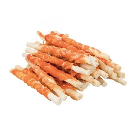 Ласощі Trixie Denta Fun Chewing Rolls для собак Паличка для чищення зубів з куркою 12 см 240 г 30 шт