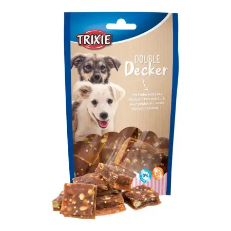 Лакомство для собак Trixie Double Decker, курица и утка, 100 г (TX-31657)