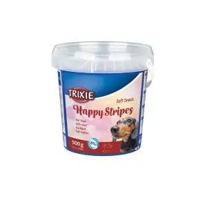 Ласощі для собак Trixie - HappyStripes яловичина, м'які снеки, 500 г (TX-31499)