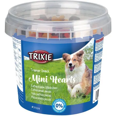 Ласощі Trixie Trainer Snack Mini Hearts для собак з куркою ягням та лососем 200 г
