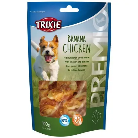 Лакомство Trixie Premio Banana Chicken для собак с курицей и бананом 100 г