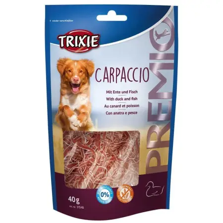 Ласощі для собак Trixie Premio Carpaccio, з качкою і рибою, 40 г (TX-31548)