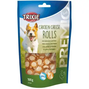 Ласощі Trixie Premio Chicken Cheese Rolls для собак роли з куркою та сиром 100 г